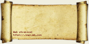 Jelisav Balzamović vizit kartica